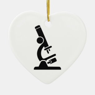 Mikroskop-Silhouette Keramikornament