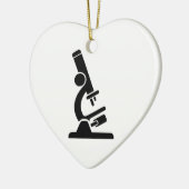 Mikroskop-Silhouette Keramikornament (Links)
