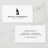 Mikroskop Visitenkarte (Vorne/Hinten)