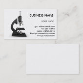 Mikroskop-Visitenkarte Visitenkarte (Vorne/Hinten)