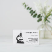 Mikroskop-Visitenkarte Visitenkarte (Stehend Vorderseite)