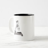 Mikroskop Zweifarbige Tasse (Vorderseite Links)