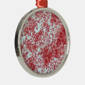 Mikroskopie der gramnegativen Bakterien Ornament Aus Metall (Rechts)