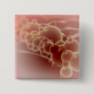 Mikroskopische Ansicht der Latexmikrosphären Button