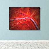 Mikroskopische Ansicht des zu injizierenden Arznei Leinwanddruck (Insitu (Holzboden))