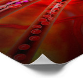 Mikroskopische Ansicht des zu injizierenden Arznei Poster (Ecke)