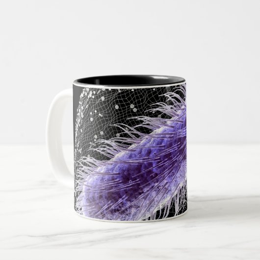 Mikroskopische Ansicht einer helicobacter Zweifarbige Tasse (Vorderseite Links)