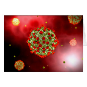 Mikroskopische Ansicht von HIV-Virus 2