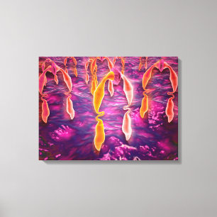 Mikroskopische Ansicht von Ligand binden an einen Leinwanddruck