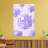 Mikroskopische Darstellung der Pankreaskrebszellen Leinwanddruck (Insitu (Wohnzimmer))