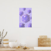 Mikroskopische Darstellung der Pankreaskrebszellen Poster (Küche)