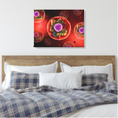 Mikroskopische Darstellung der Tierzelle 2 Leinwanddruck (Insitu (Schlafzimmer))