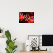 Mikroskopische Darstellung der Tierzelle 2 Poster (Heimbüro)