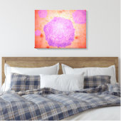 Mikroskopische Darstellung des Canin Parvovirus 2 Leinwanddruck (Insitu (Schlafzimmer))