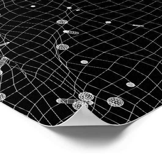 Mikroskopische Darstellung einer Helicobacter pylo Poster (Ecke)