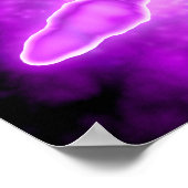 Mikroskopische Darstellung männlicher Spermienzell Poster (Ecke)