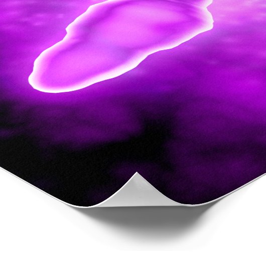 Mikroskopische Darstellung männlicher Spermienzell Poster (Ecke)