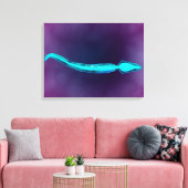 Mikroskopische Darstellung mit Knochenstruktur Leinwanddruck (Insitu (Wohnzimmer))