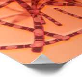 Mikroskopische Darstellung von Anthrax 3 Poster (Ecke)