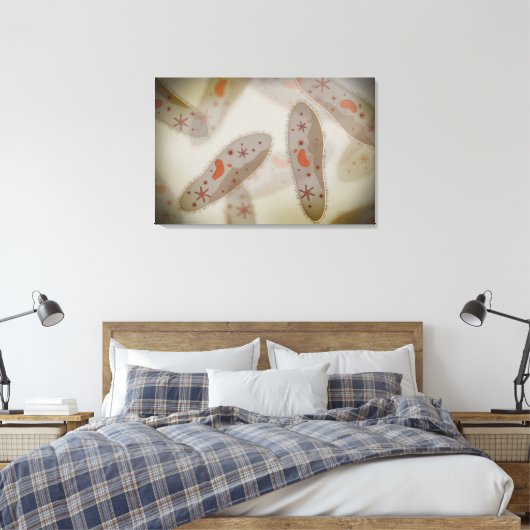 Mikroskopische Darstellung von Paramecium 1 Leinwanddruck (Insitu (Schlafzimmer))