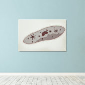 Mikroskopische Darstellung von Paramecium 3 Leinwanddruck (Insitu (Holzboden))