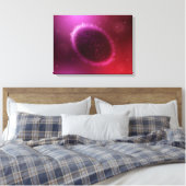 Mikroskopische Darstellung von Samlpox 1 Leinwanddruck (Insitu (Schlafzimmer))