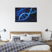 mikroskopische DNA-Sicht Leinwanddruck (Insitu (Schlafzimmer))
