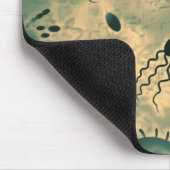 Mikroskopische Mikroben Mousepad (Ecke)