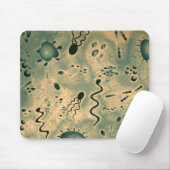 Mikroskopische Mikroben Mousepad (Mit Mouse)