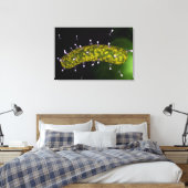Mikroskopische Sicht auf Bakteriophage Leinwanddruck (Insitu (Schlafzimmer))