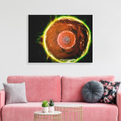 Mikroskopische Sicht auf menschliche B-Zellen 2 Leinwanddruck (Insitu (Wohnzimmer))