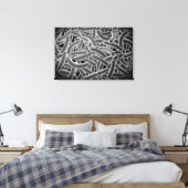 Mikroskopische Sicht der Bacilli-Bakterie Leinwanddruck (Insitu (Schlafzimmer))