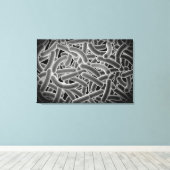 Mikroskopische Sicht der Bacilli-Bakterie Leinwanddruck (Insitu (Holzboden))