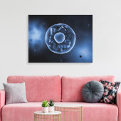 Mikroskopische Sicht der Tierzelle 3 Leinwanddruck (Insitu (Wohnzimmer))