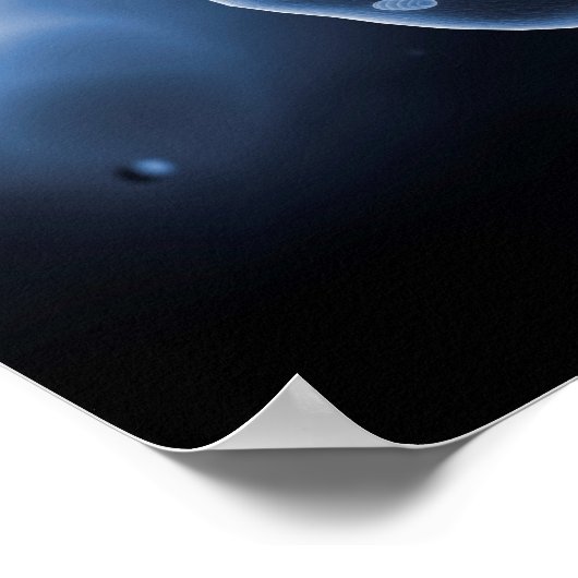 Mikroskopische Sicht der Tierzelle 3 Poster (Ecke)