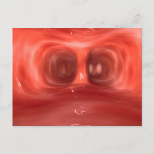 Mikroskopische Sicht in der menschlichen Lunge Postkarte (Vorderseite)