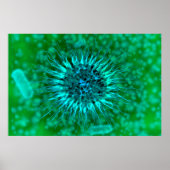 Mikroskopische Sicht von Dendrimern 3 Poster (Vorne)