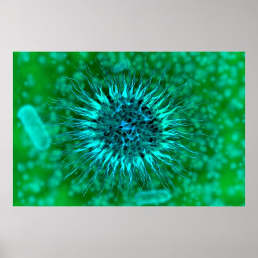 Mikroskopische Sicht von Dendrimern 3 Poster (Vorne)