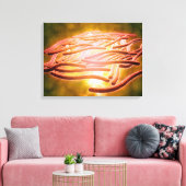 Mikroskopische Sicht von Legionella Pneumophila 2 Leinwanddruck (Insitu (Wohnzimmer))