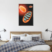 Mikroskopische Sicht von Mitochondrien 1 Leinwanddruck (Insitu (Schlafzimmer))
