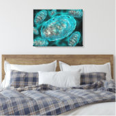 Mikroskopische Sicht von Mitochondrien 2 Leinwanddruck (Insitu (Schlafzimmer))