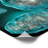 Mikroskopische Sicht von Mitochondrien 2 Poster (Ecke)