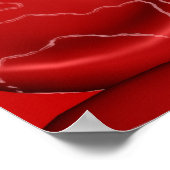 Mikroskopische Untersuchung von Blutzellen Poster (Ecke)