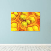 Mikroskopischer Blick auf Chlamydien Leinwanddruck (Insitu (Holzboden))