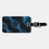 Mikroskopischer Code des Doppelhelixes des Gepäckanhänger (Vorderseite horizontal)