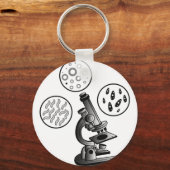 Mikroskopvirus Schlüsselanhänger (Vorderseite)