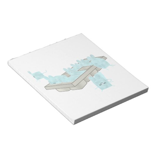 Mikrouben - notizblock (angewinkelt)