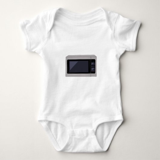 Mikrowelle Baby Strampler (Vorderseite)