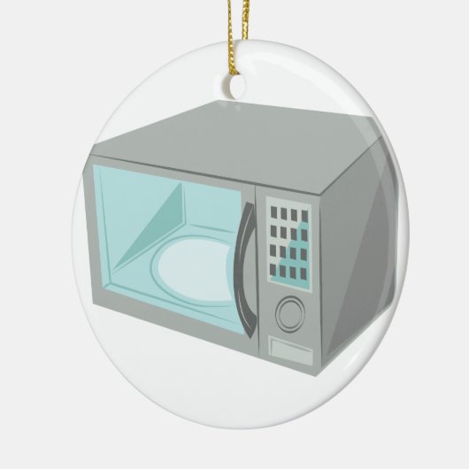 Mikrowelle Keramikornament (Links)