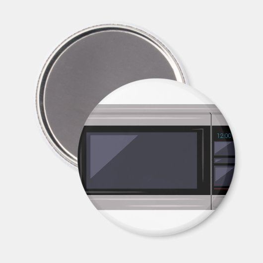 Mikrowelle Magnet (Vorderseite/Rückseite)